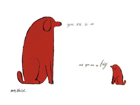 Framed You Are So Little And You Are So Big, c. 1958 Print