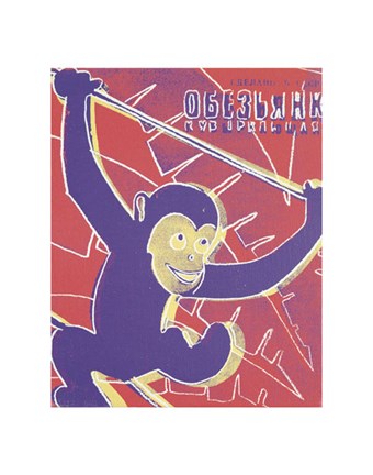 Framed Monkey, 1983 Print