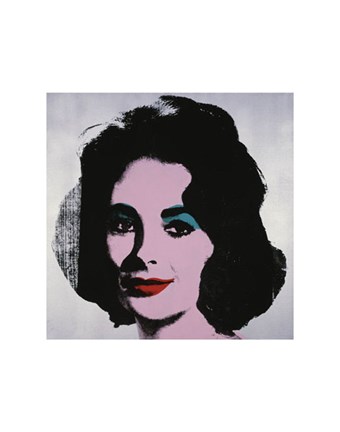 Framed Liz, 1963 Print