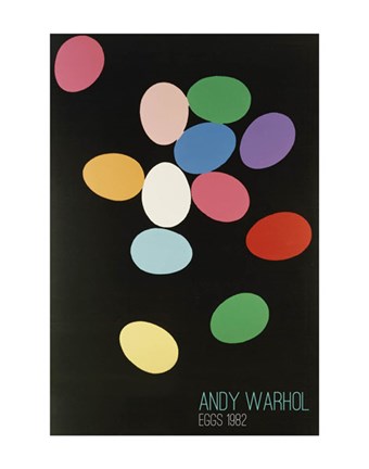 Framed Eggs, 1982 (multi) Print