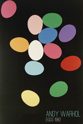 Framed Eggs, 1982 (multi) Print