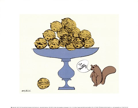 Framed So Nutty Print