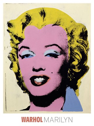 Framed Lemon Marilyn, 1962 Print