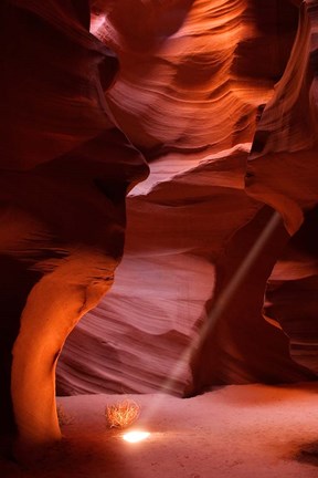 Framed Antelope Canyon Sunbeam Print