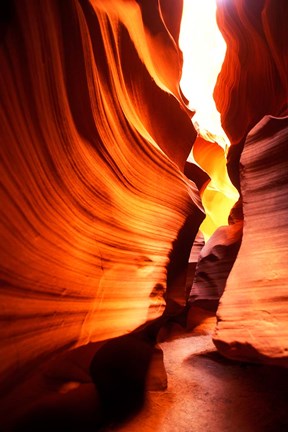 Framed Antelope Canyon Silhouettes in Page, Arizona Print