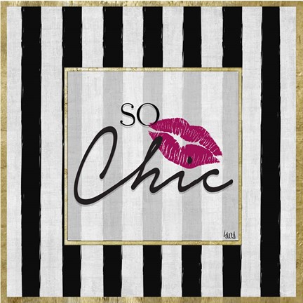 Framed So Chic I Print