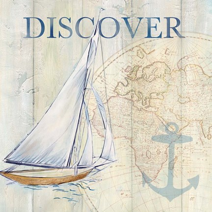 Framed Sail Away II Print