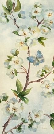 Framed Cherry Bloom Panel II Print