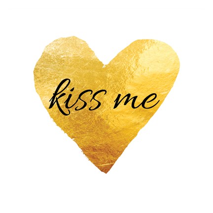 Framed Kiss Me (Square) Print
