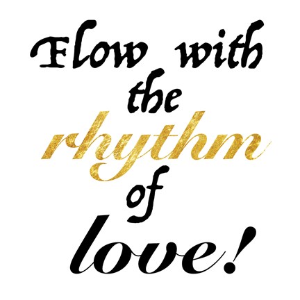 Framed Rhythm of Love Print