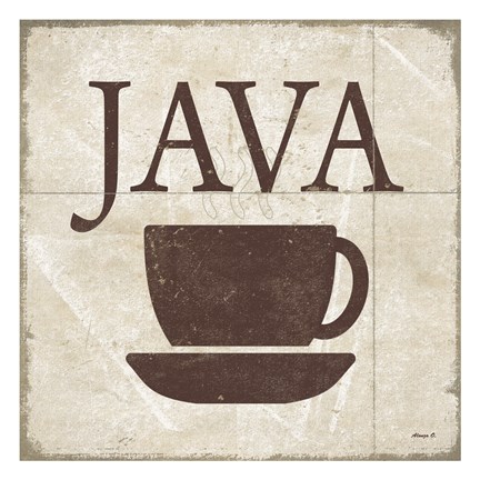 Framed Java Print