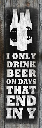 Framed Beer Day Print