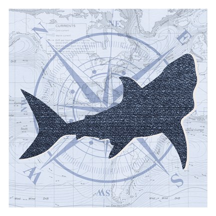 Framed Shark 9 Print