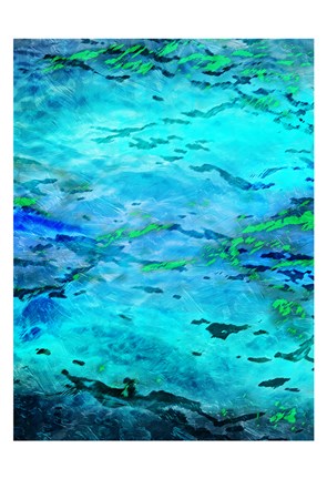 Framed Abstract Waves Print