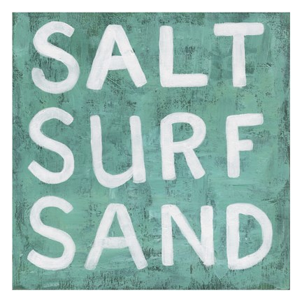 Framed Salt Surf Sand Print