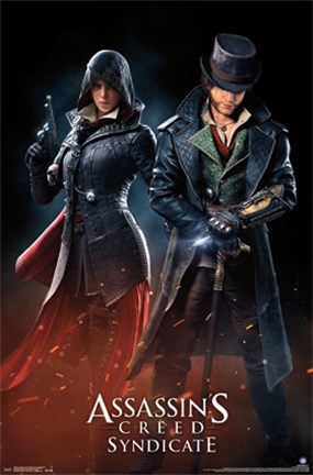 Framed AC Syndicate - Evie and Jacob Print