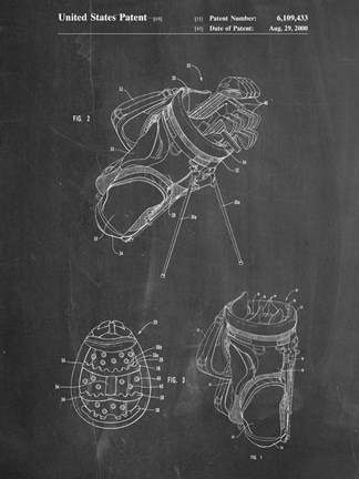 Framed Golf Bag Print