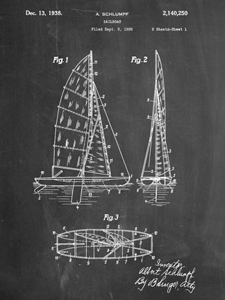 Framed Sailboat Print