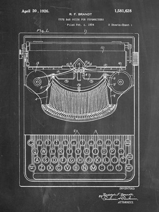 Framed Type Bar Print