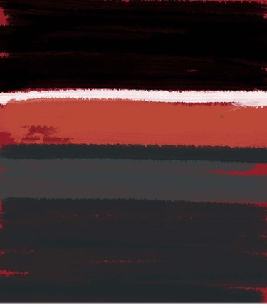 Framed White Stripes Print