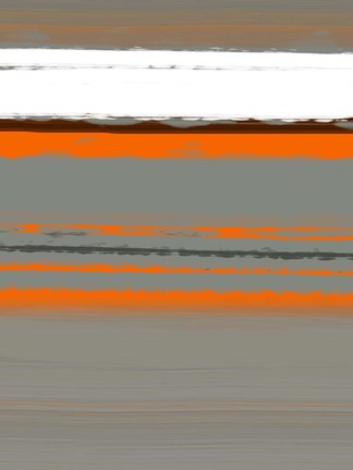 Framed Abstract Orange 2 Print