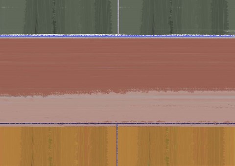 Framed Abstract Day Print