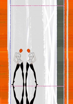 Framed Mirror Reflection Print