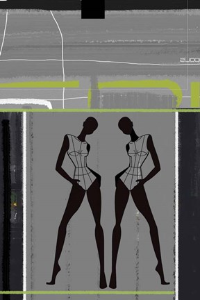 Framed Fashion Dance Print