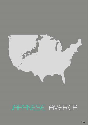 Framed Japanese America Print