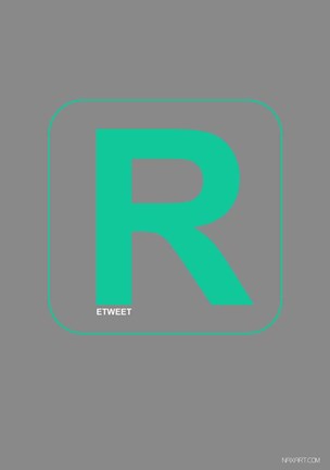 Framed Re Tweet Print