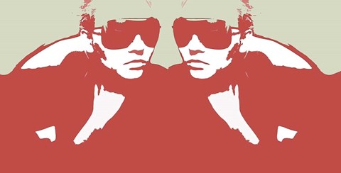 Framed Niki In Mirror Print