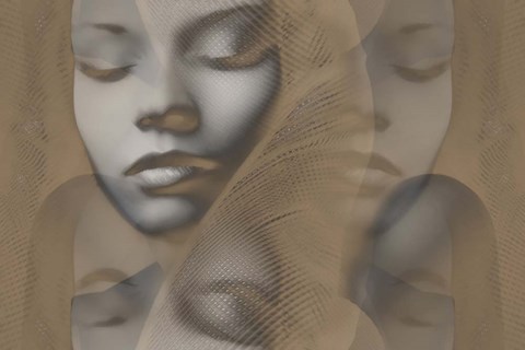 Framed Grey Beauty Print