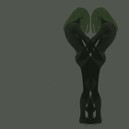 Framed Alice Green Print