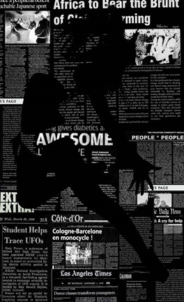 Framed Paper Dance Print