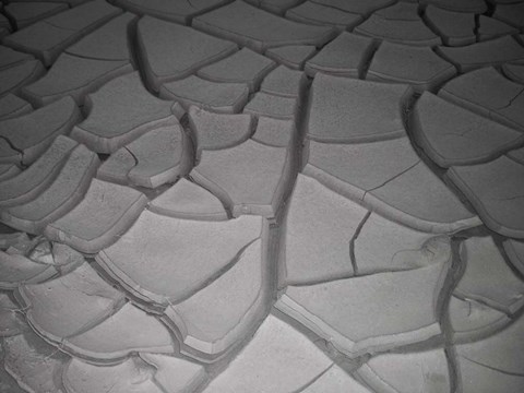 Framed Dry Desert Lake Print