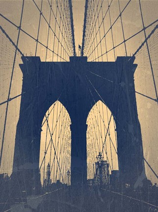 Framed Brooklyn Bridge Print