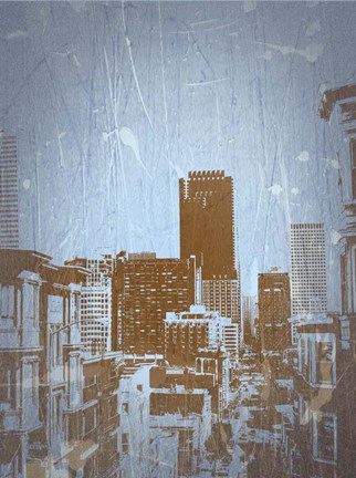 Framed San Francisco 2 Print