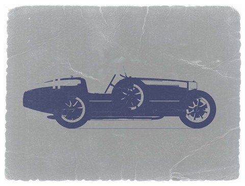 Framed Bugatti Type 35 Print