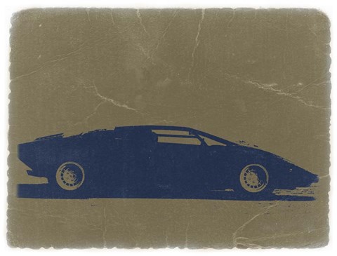 Framed Lamborghini Countach Print