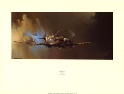 Framed Spitfire Print