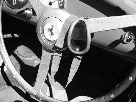 Framed Ferrari Steering Wheel 1 Print
