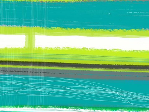 Framed Aquatic Breeze 2 Print