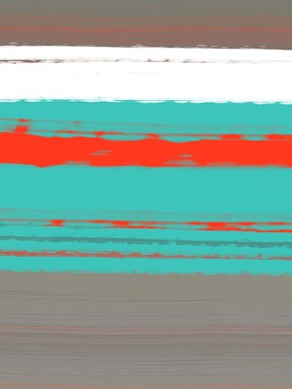 Framed Aquatic Breeze 4 Print