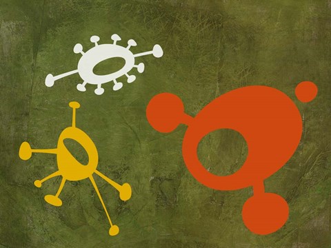 Framed Abstract Splash Theme 7 Print