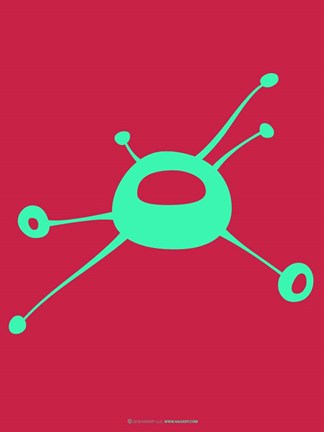 Framed Funny Shape Zom 3 Print