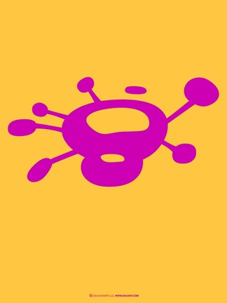 Framed Funny Shape Blin 3 Print