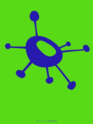 Framed Funny Shape Lask 3 Print