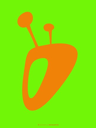 Framed Funny Shape Uno 1 Print