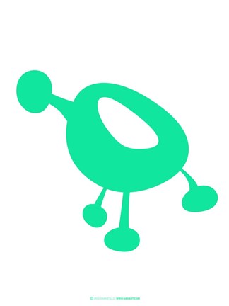 Framed Funny Shape Enk 1 Print