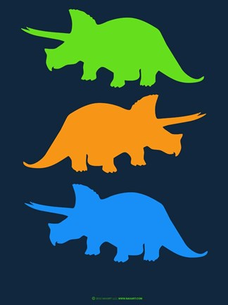 Framed Dinosaur Family 6 Print